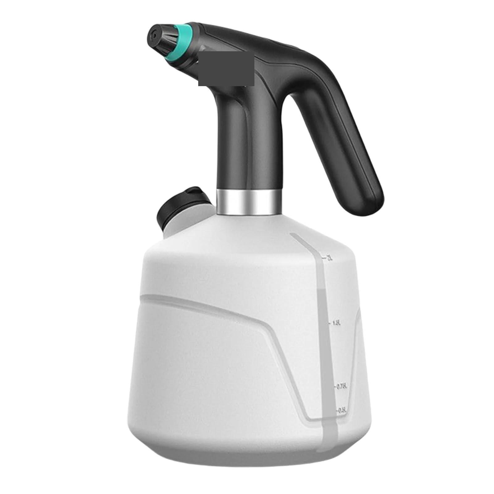 LNHHG Electric Sprinkling Cans 0.9/1/1.5/2L Plant Watering Sprayers, 2000mAh USB Charging Adjustable Nozzle Garden Watering Tools(New 2L Black White)