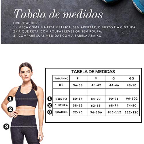 Calça Legging Esportiva Feminina de Cintura Média ATK Preto Fit Li Cor:Preto;Tamanho:P