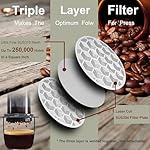 Dailybrew Reusable Stainless Steel Coffee Filter compatible with AeroPress Coffee Maker Standard, Same Flow with Paper Filters While Keeping Richer Flavor & Delicious Coffee-oils - Image 2