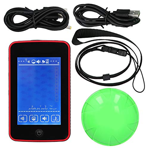 POCREATION Detector de peixe, bomba removível de 125 kHz de 200 a 500 metros, à prova d'água, portá