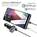 Quick Charge 2.0 Car Charger, Trianium 36W Dual USB Output Smart Port with Qualcomm Quick Charge 2.0 Compatible with Galaxy S20 Ultra/S10/S10e/S10+/S9/S8/S7/Edge, LG, Moto, Nexus, iPhone and More