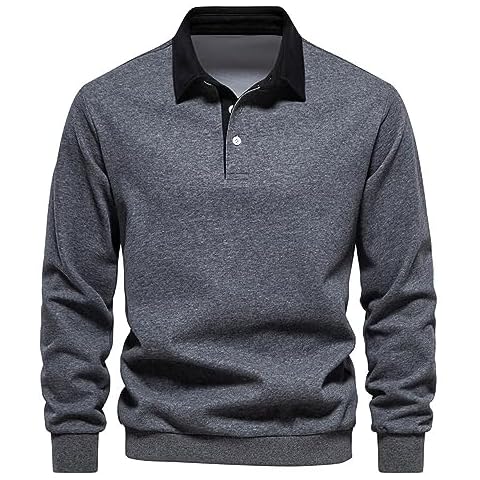 Szshaoye Men's Casual Long Sleeve Pullover Cover