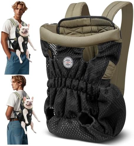 ALLSOPETS Mochila para Perros Pequeños y Medianos – Transportín P...