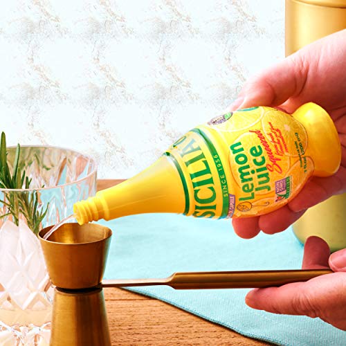Sicilia Lemon & Lime Juice Bundle 100% Natural 1 Bottle of Each Flavor. 7.0 oz. Each.
