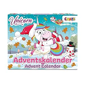 CRAZE UNICORN Eenhoorn Adventskalender 2022 kinderen – kerstkalender voor meisjes met eenhoornaccessoires en speelgoed…