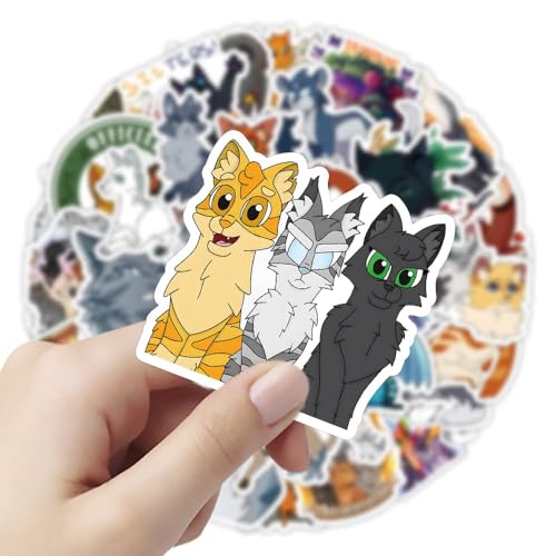 100PCS Cat Warrior Stickers - Image 2