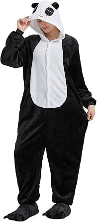 ZKomoL Pyjama Onesie Adulte Kigurumi – Costume Pyjama Licorne, Stitch Ou Animaux – Confort Peluche Pour Soirée, Noël Et Cosplay