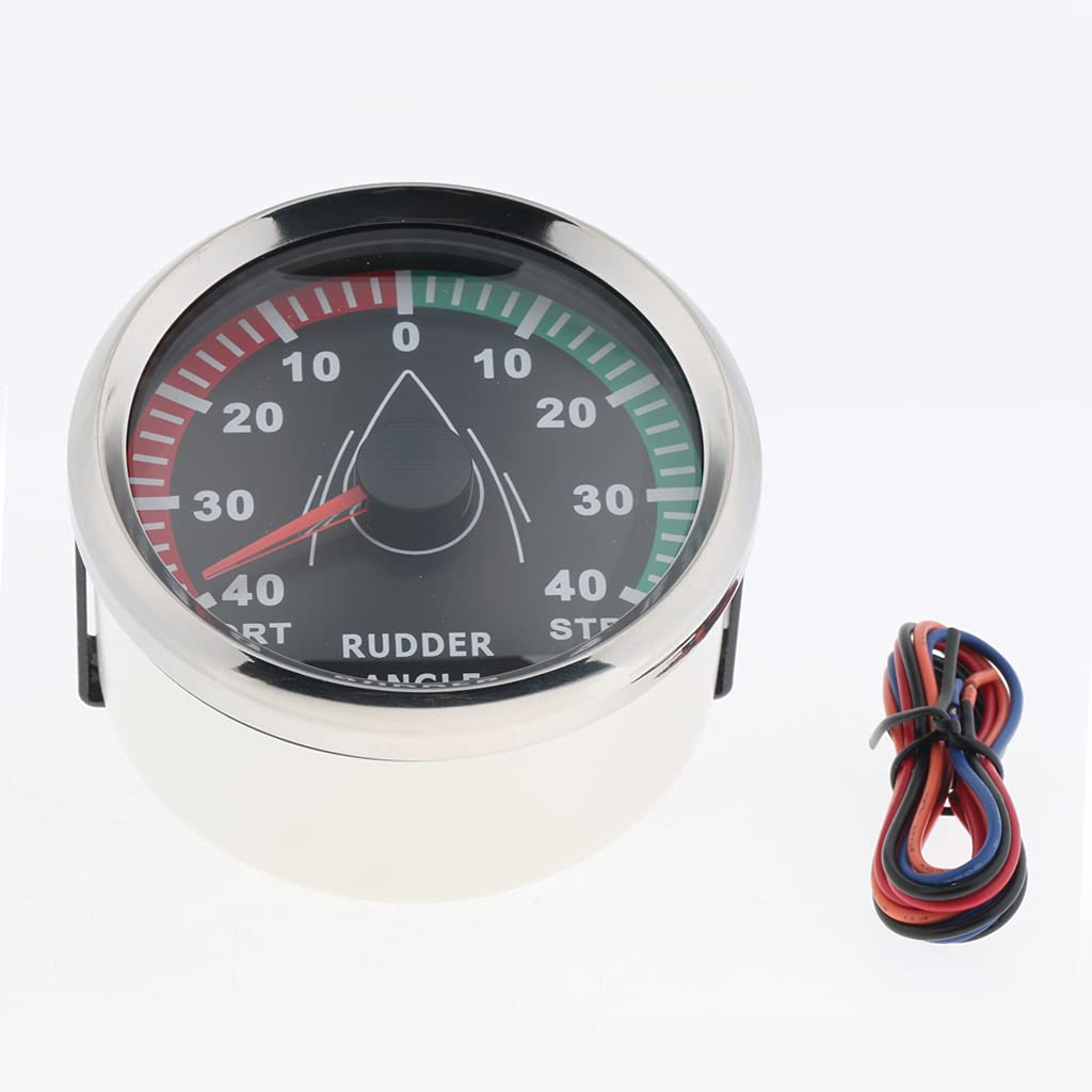 CLUB BOLLYWOOD®Marine Rudder Angle & Mating Sensor 0-190 85mm 900-00071 Black Chrome| Motors | Parts & Accessories | Boat Parts |1 Piece Rudder Angle