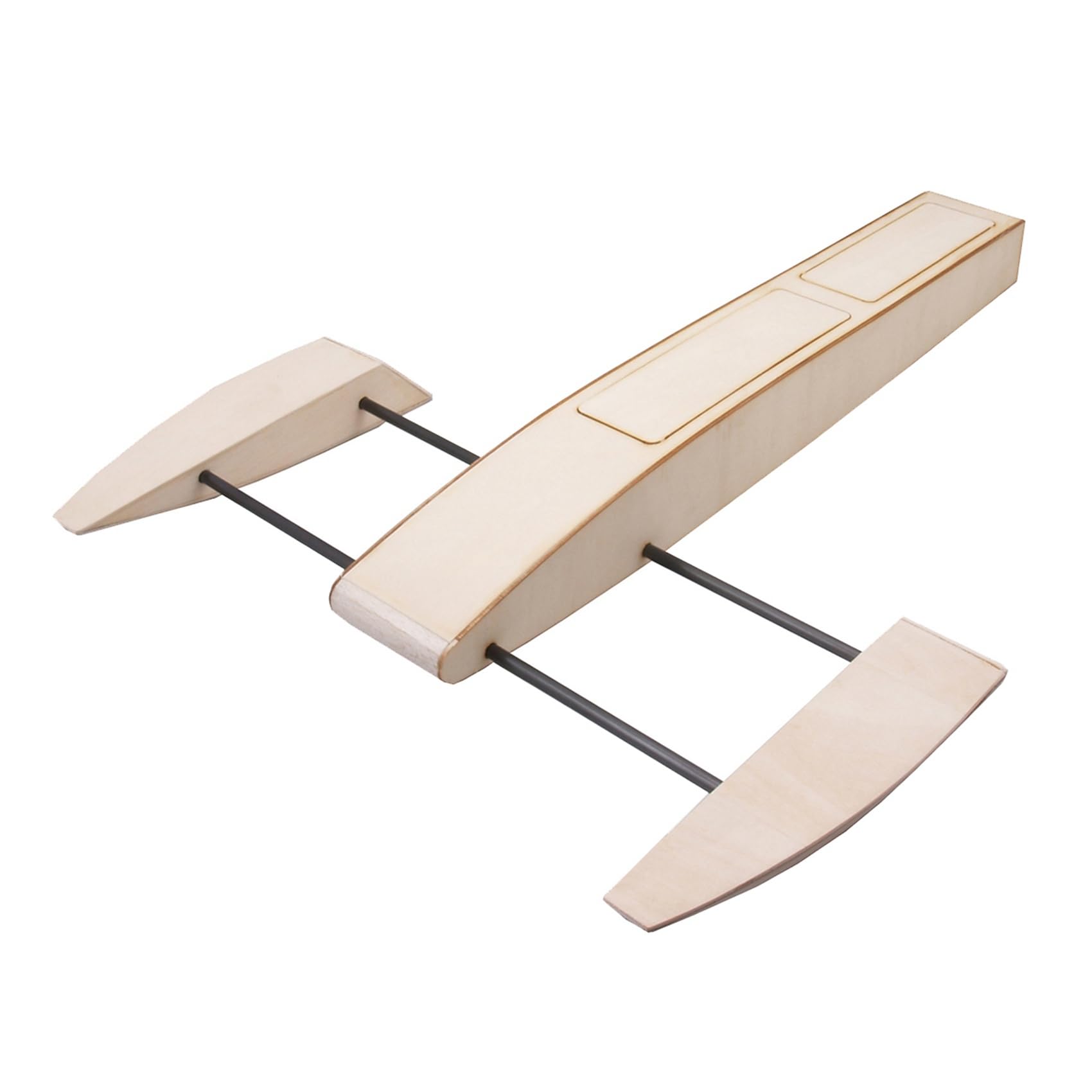 2 x lancha rápida RC de Sponson Outrigger Shrimp Lancha rápida Kit de maqueta de lancha rápida teledirigida, modelo individual