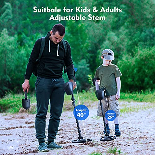 Kentoktool Metal Detector For Adults & Kids, High Accuracy Gold Detector With Pinpoint, All Metal, Disc Mode, Underwater Metal Detectors With 10'' Waterproof Coil, Lcd Display, Advanced Dsp Chip #TOP3