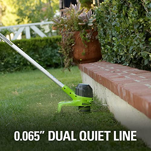 Image of Greenworks 40V 12-Inch Cordless String Trimmer, Battery and Charger Not Included, BST4000
