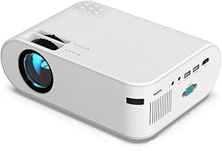 P62 Mini Projector 4000 Lumens, 1920 * 1080P Supported LED Video Beamer for Mobile Phone Mirroring Optional (Color : P62)