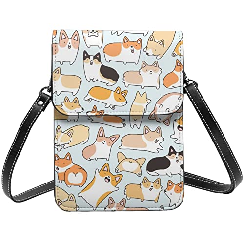 Sac à bandoulière pour téléphone portable : cadeau idéal Corgi
