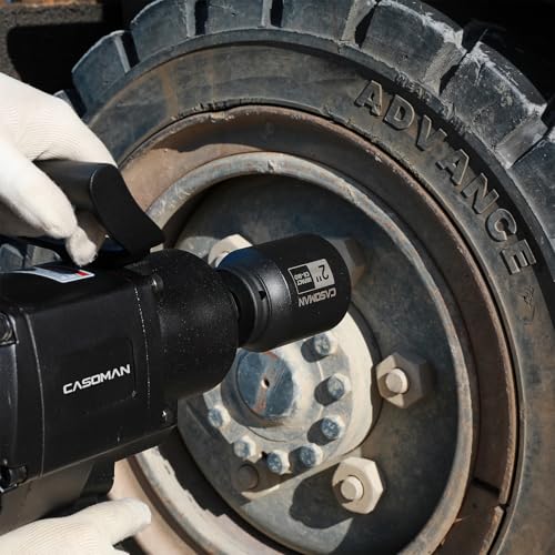 Image of CASOMAN 3 /4 inchDrive 6PT Deep Impact Socket-2 inch, SAE, CR-MO, Spindle Axle Nut Socket for Easy Removal of Axle Shaft Nuts (2 inch)