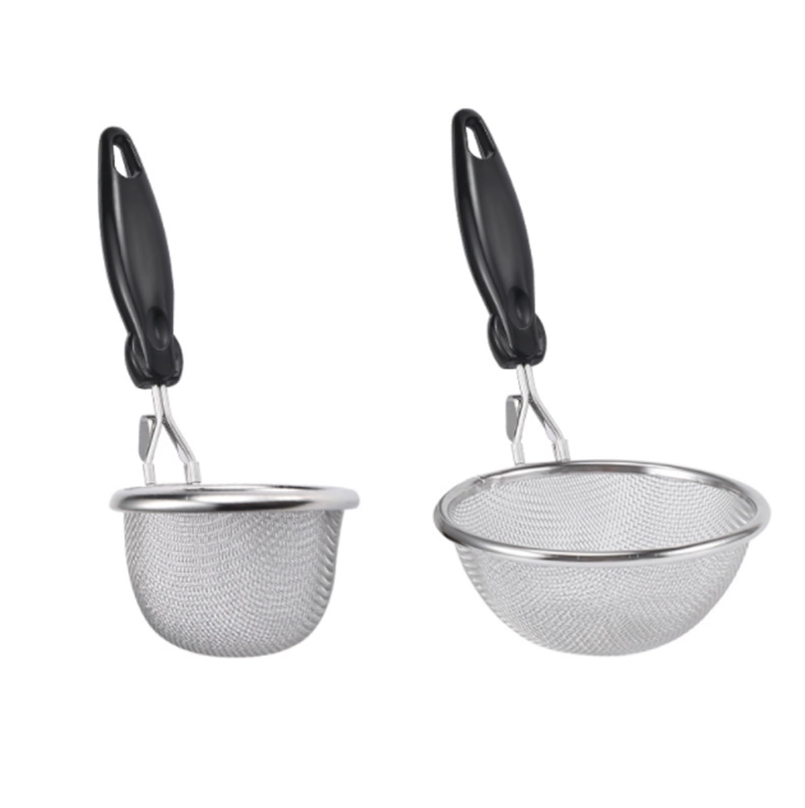 Schaumlöffel Küchensieb Edelstahl Zaun Küchenwerkzeuge Web Spinne Sieb Pasta Schlitzlöffel Zum Kochen Frittieren(13cm)