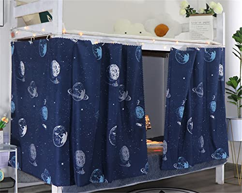 MioCloth Bunk Bed Curtains Dormitory Room Lightproof Decorative...