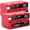 Baxxtar PRO – 2X Ersatz für Akku Sony NP-F750 – LG Cells Inside (echte 5200mAh)