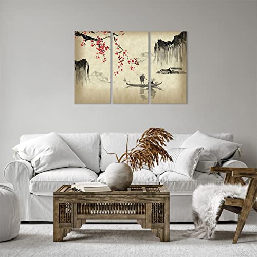 Image tableau triptyque grand format pour habiller un grand mur vide - 3