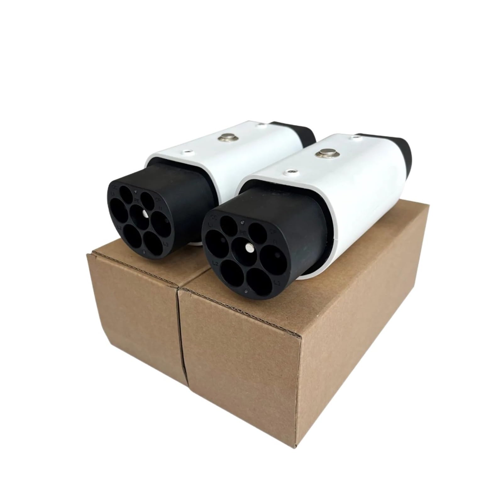 adattatore di ricarica per veicoli elettrici Adattatore da 4 pezzi da Tipo 2 a GBT 7,2 kW 22 kW Compatibile con caricabatterie Tipo 2 for auto elettriche con presa di ricarica GB/T cinese (Color : 7k