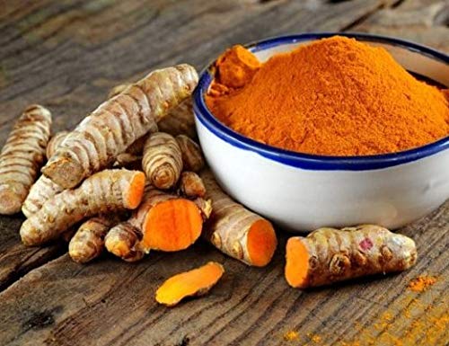 Turmeric Root, (2 ounces) These are whole Root Pieces, Fresh Turmeric Root Fresh turmeric has a bright orangey/yellow color and earthy, warm flavor.