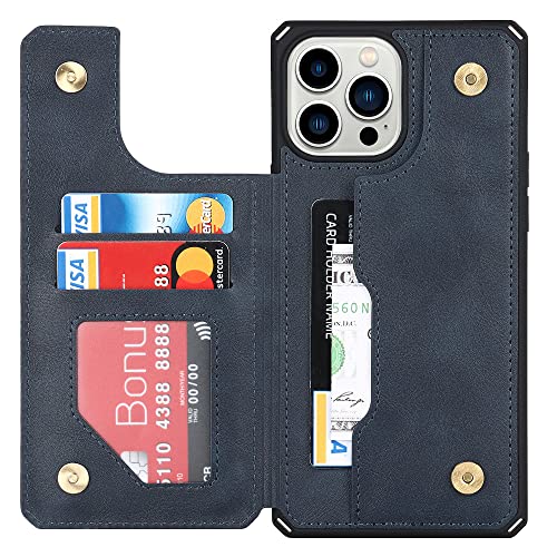 Funda protectora iPhone 11 ALLUPS para guardar tarjetas y evitar caídas con correa de mano 5