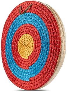 KAINOKAI Traditional Hand-Made Straw Archery Target,Arrow Target for Recurve Bow Longbow or Compound Bow(Traditional Target Dia Φ:19.7in / 3 Layers)