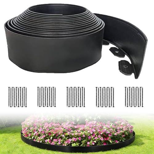 33FT Landscape Edging, 4 Inch Garden Edging Border with...