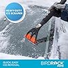 BIRDROCK HOME Snow Brush with Detachable Ice Scraper for Car - Flexible Snow Remover and Windshield Cleaning Tool with Wide Bristle Brush - Winter Sweeper for Auto, SUV - Size: 24" L x 9" W - 1 Pack #4