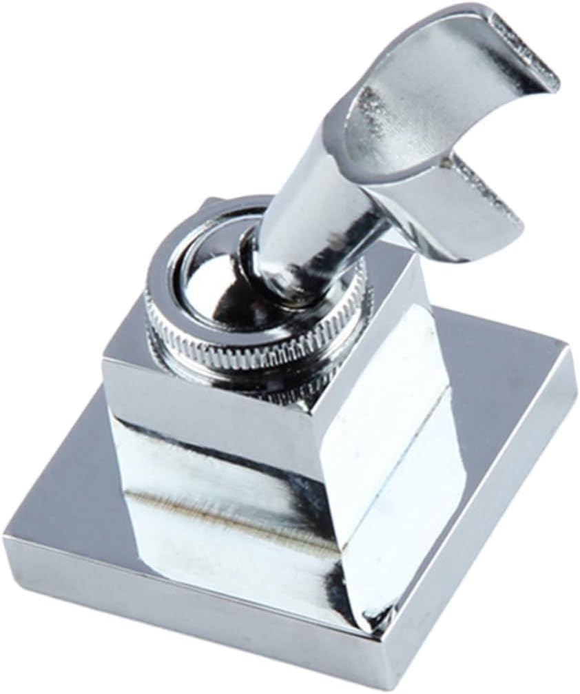 Xlandalyuefa Silver Adjustable Shower Head Holder Suction Bracket Base For Standard
