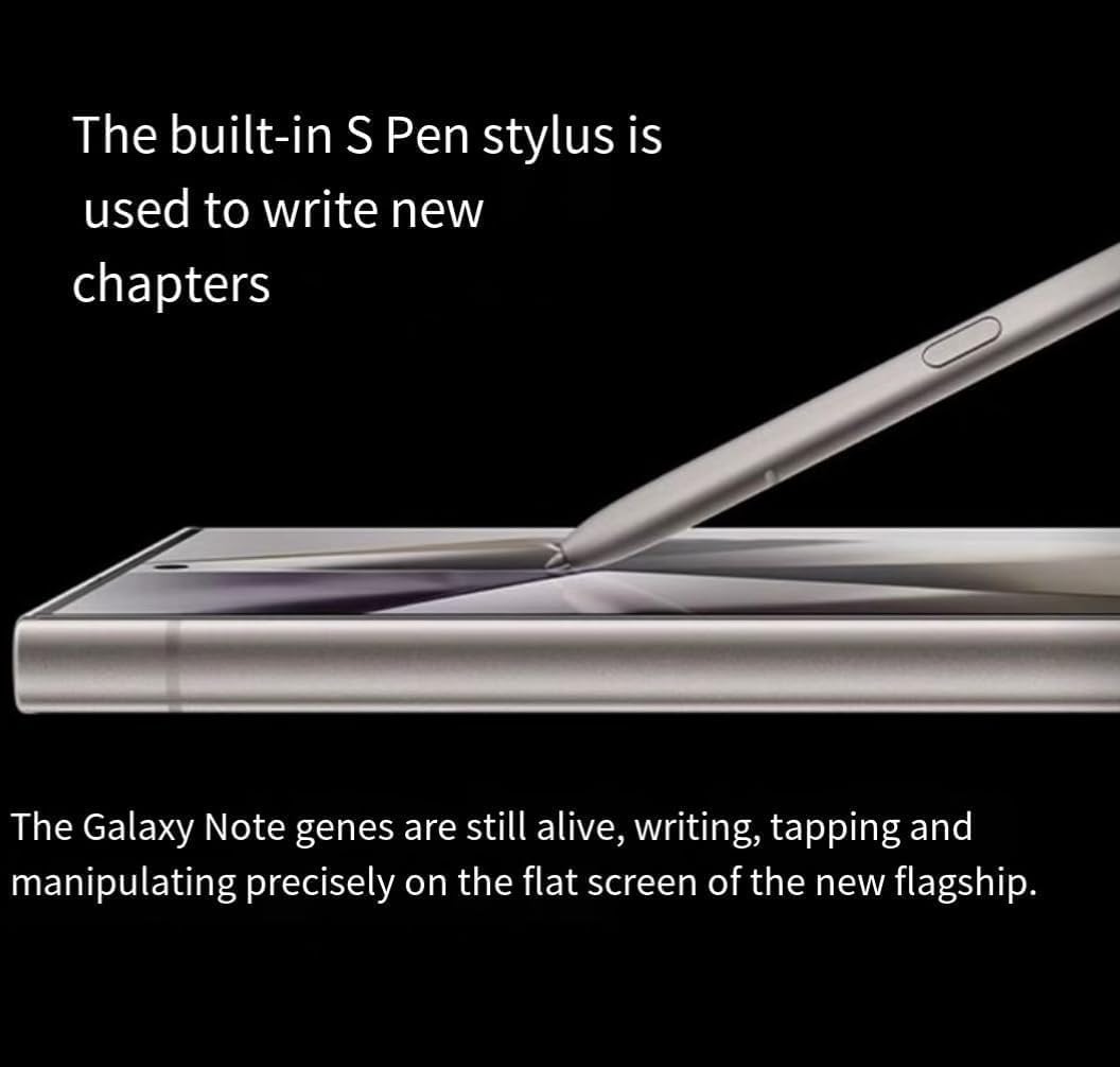 S Pen S24 Ultra (with-Bluetooth) Replacement for Samsung Galaxy S24 Ultra 5G SM-S928B SM-S928U Touch Stylus Pen + Replacement Tipsd and Nibs (Black)