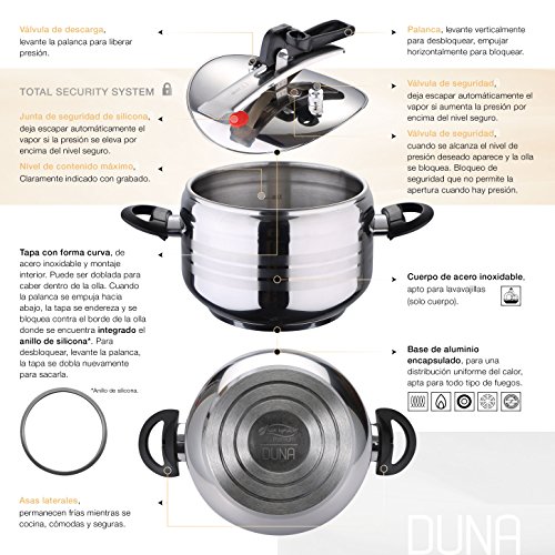 Olla a presión acero inoxidable 5 L San Ignacio miniatura 3