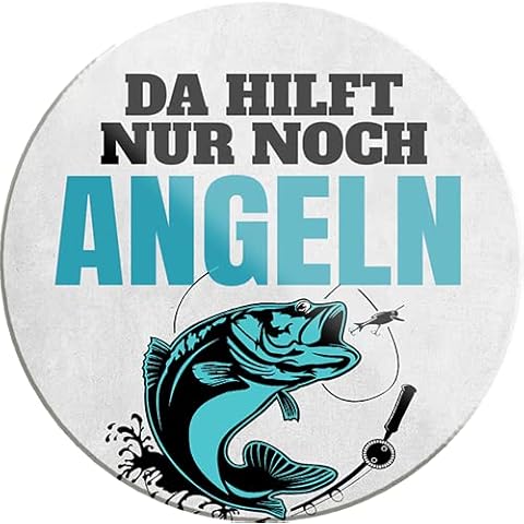 schilderkreis24 Funny Fishing Saying Magnet Cover