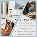 Sand Hourglass Timer - Glass Sand Clock Minutes - Modern Hourglass Watch with Wooden End Caps for Kids, Games, Classroom, Kitchen, Home or Office Decor (5 Minutes)