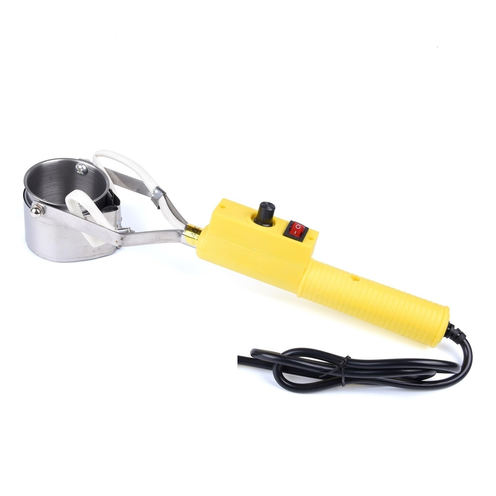 Mjfvn 500W With Bracket 300W/500W Portable Solder Pot Tin Melting Furnace Handheld Adjustable Temperature Control Desoldering Bath Tool(500W With Bracket)