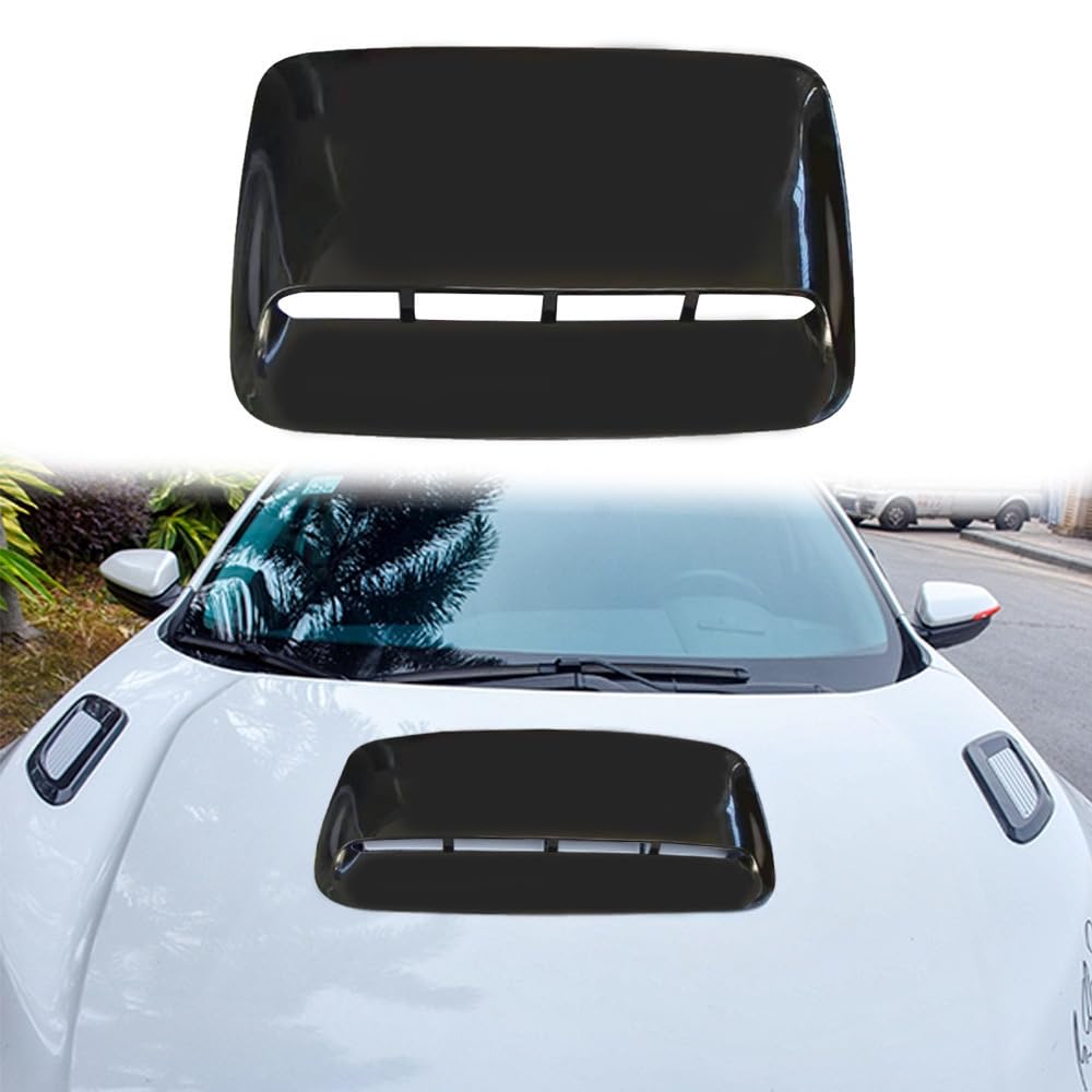 Hood Bug Deflector 3PC Universal Hood Vents ABS Plastic Car