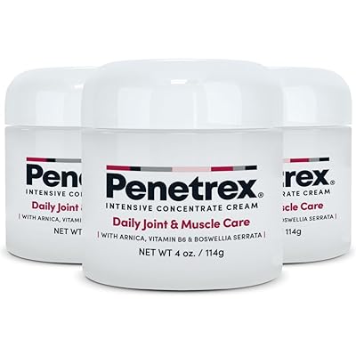 Penetrex Joint & Muscle Therapy - Soothing Muscle Rub for Back, Neck, Hands, Feet - Premium Whole Body Rub with Arnica, Vitamin B6 MSM & Boswellia - Non-Greasy 2oz Cream
