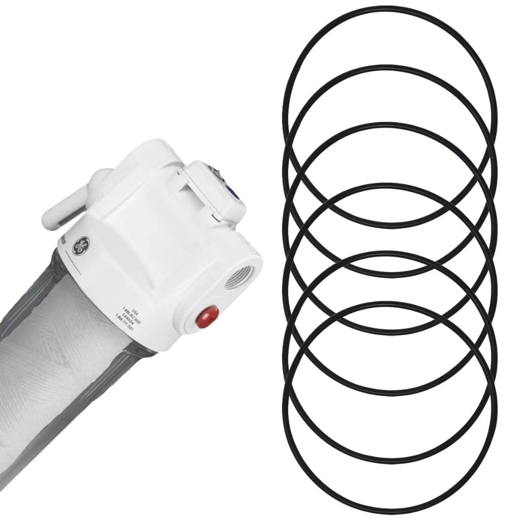 6-Pack WS03X10038 O-Ring Compatible with GE ™ 2.5 Inch Water Filters KWGE25RG GXWH01C, CXWH08C, GXWH04F, GXWH20F, GXWH20S, GXRM10 & GX1S01R