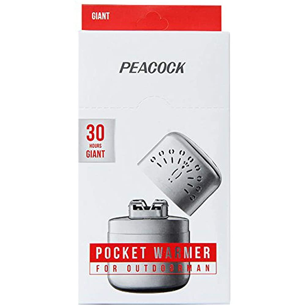 Hakkin Peacock Warmer Giant size Pocket HandWammer 30 Hours Japan