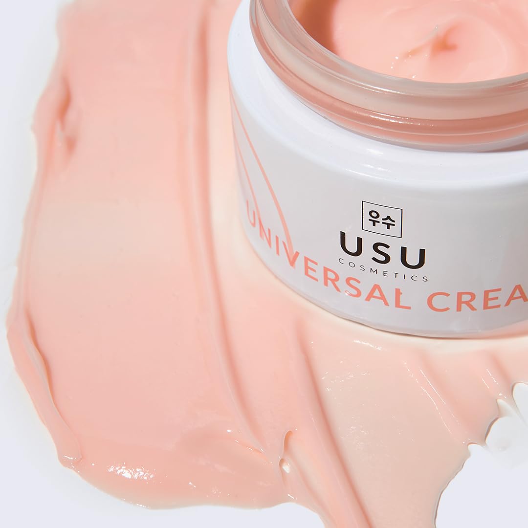 K-Beauty Day Routine Pack - Mousse Nettoyante Exfoliante Douce + Crème Universelle - Aide à nettoyer la peau - Nourrit et hydrate la peau en profondeur - USU Cosmetics