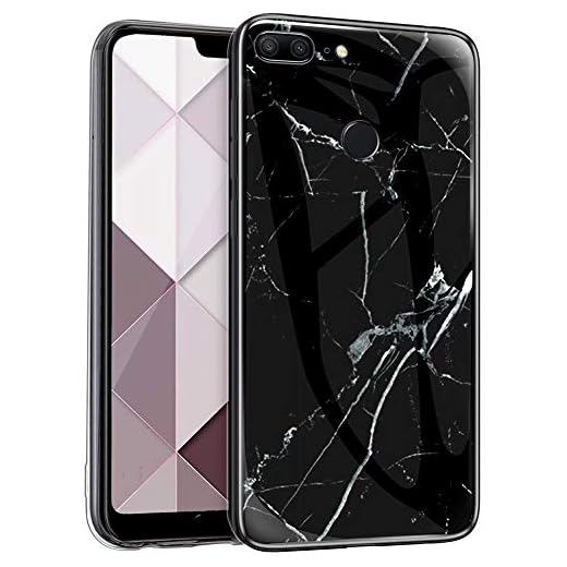 Surakey mobilskal för Huawei Honor 9 Lite skal marmor mönster