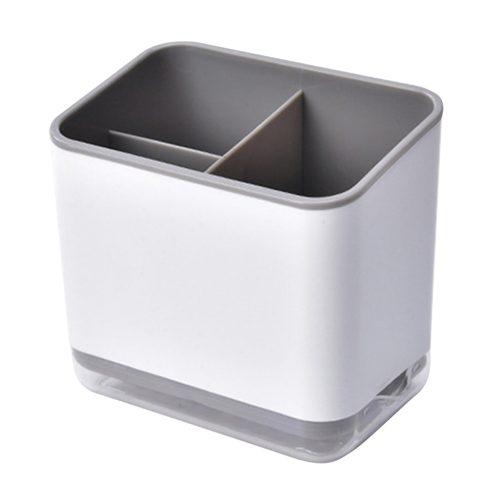 Greyoe Grey Oe Utensil Holder, Cutlery Drainer, 3-Compartment Cutlery Holder,