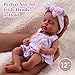 BABESIDE 12-Inch Silicone Baby Dolls - Platinum Weighted Reborn Dolls Silicone Full Body Realistic-Newborn Reborn Baby Doll Real Life with Complete Accessories for Kids Age 3+
