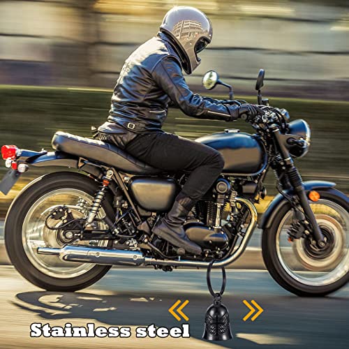 Image of Motorcycle Cross Bell - Key Chain Biker Bells Protect the Rider - Accessories