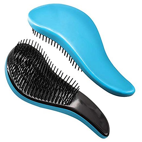 Brush Master Detangler Hair Comb Hair Brush For Wet Hair Curly Hair Straight Hair For Women Men Kids Blue