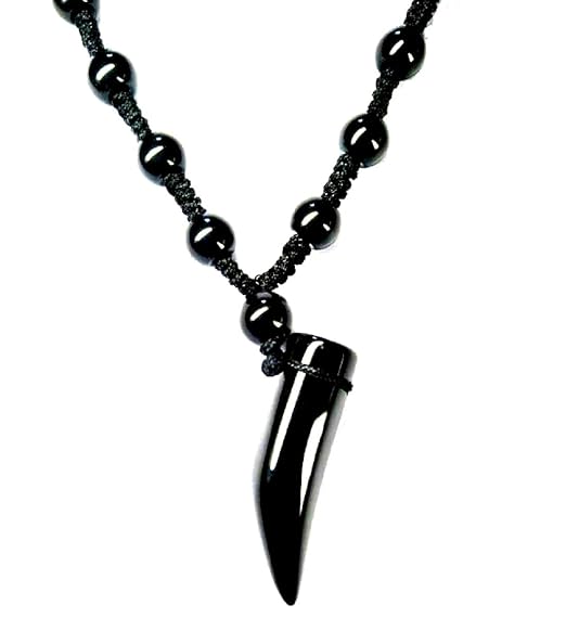 MM Leather Base Metal Chain With Pendant for Men & Boys (Black)