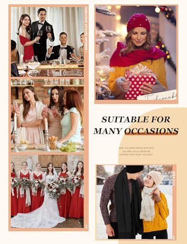 AURUZA Shawls and Wraps for Evening Dresses, Soft Pashmina Shawls for Women, Pashmina Shawls for Wedding Party3