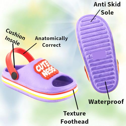 Image of ONFEET Kids Sandal for Dailyuse, Kids Stylish CuteNess Eva Flip Flop for Indoor Outdoor Use