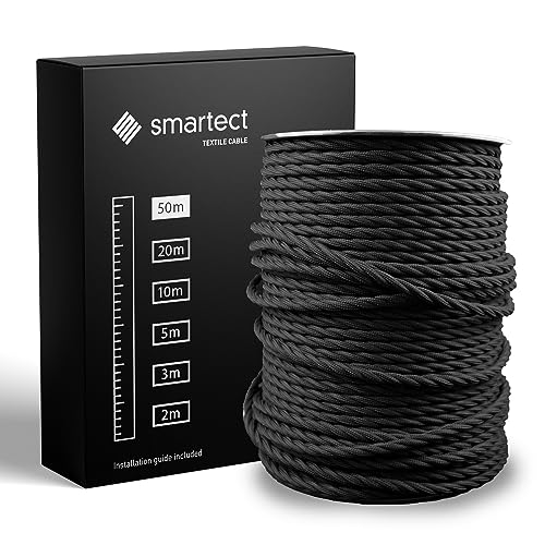 smartect Braided Cable twisted, Black