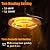 Hisencn Patio Heater, Outdoor Heater, 1500W Electric Patio Heater, Ceiling Hanging Heater, Outdoor or Indoor Use, 2 Adjustable Models, 3s Fast Heating, for Gazebo, Balcony, Outside, Living Room