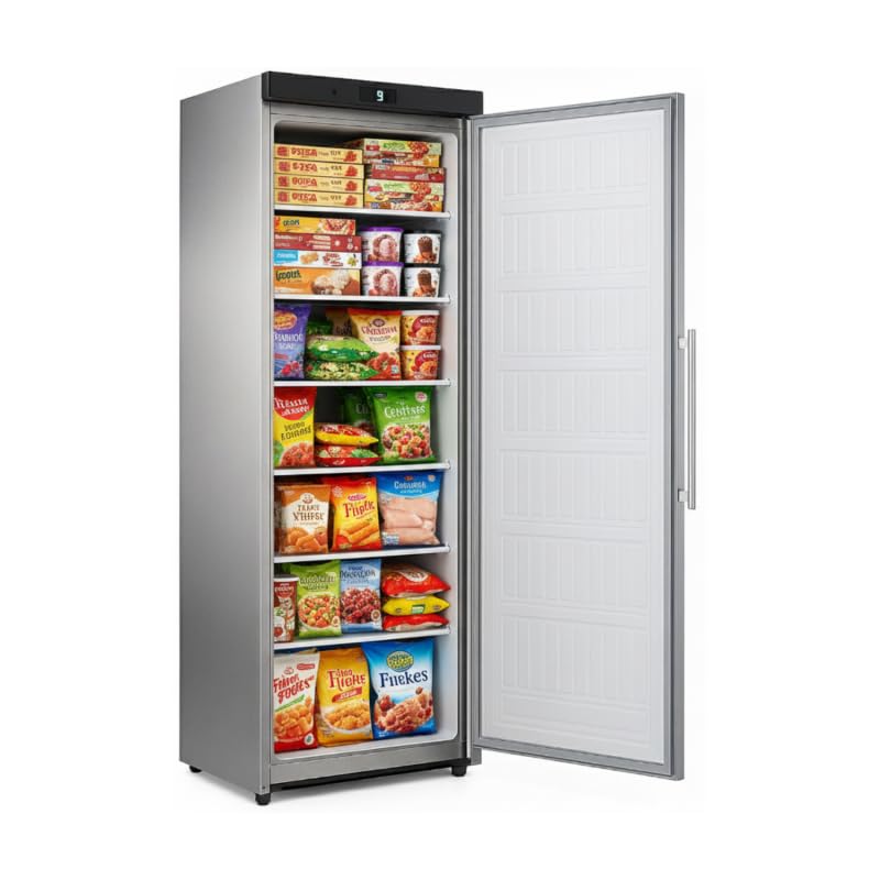 Générique Armoire Réfrigérée Négative Inox 600L - Congélateur -18°C - 1 Porte - Haute Capacité - Professionnelle